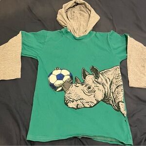 Boys Tumbleweed Long Sleeve Pull Over Hoodie Size 10
